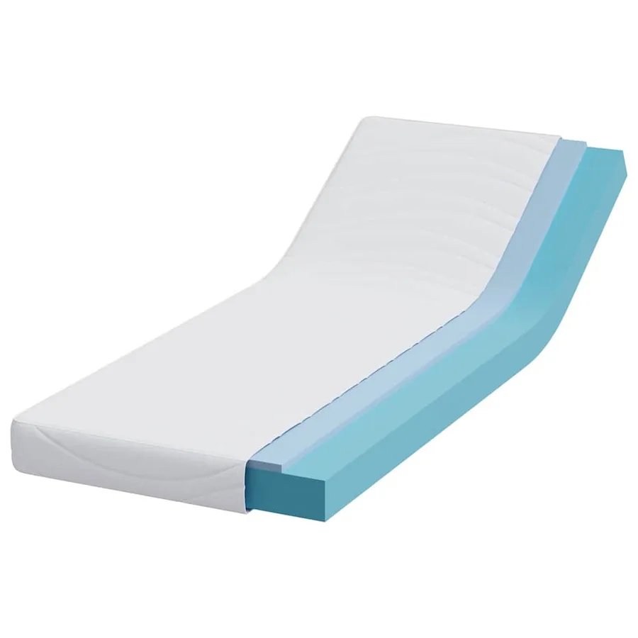 Matelas Blanc 80 x 200 cm Tissu jacquard - 3