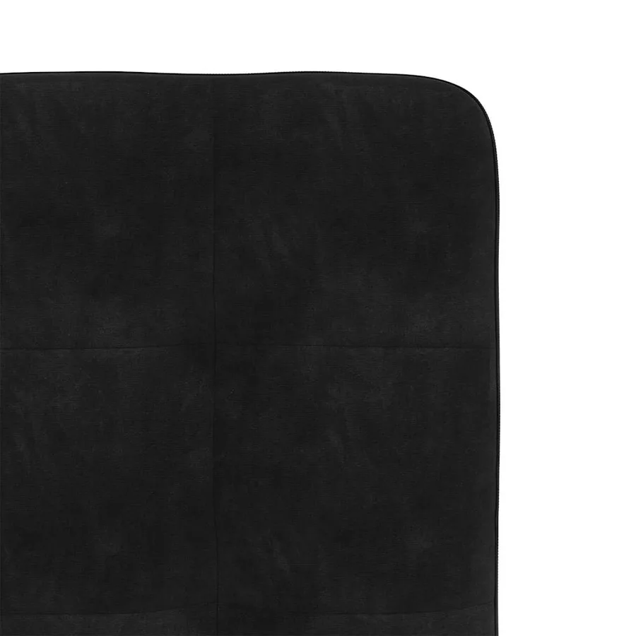 Chaises à manger lot de 4 Noir Velours - 7