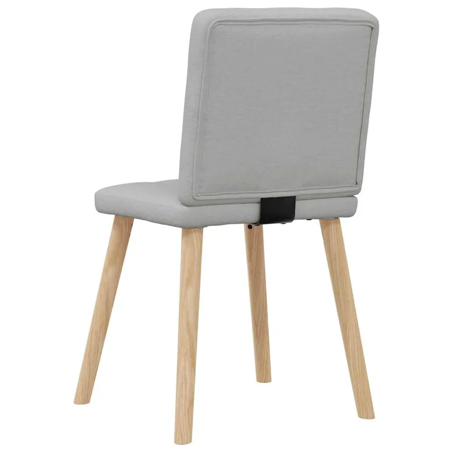 Chaises à manger lot de 6 gris nuage tissu - 6