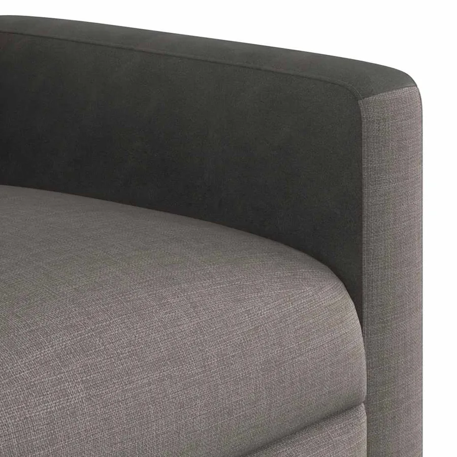 Fauteuil inclinable électrique Taupe Tissu - 11
