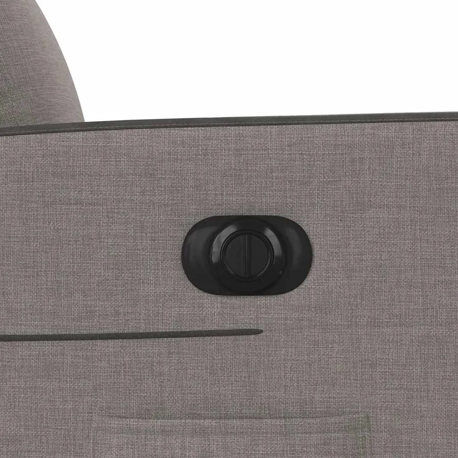 Fauteuil inclinable électrique Taupe Tissu - 12