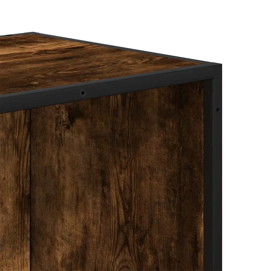 Bibliothèque chêne marron 80,5x35x170,5 cm bois d'ingénierie - 7