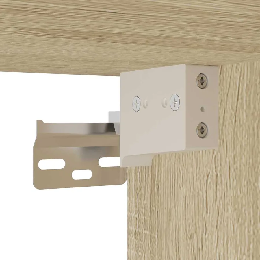 Ensemble de meubles de salle de bain 2 pcs chêne sonoma - 9
