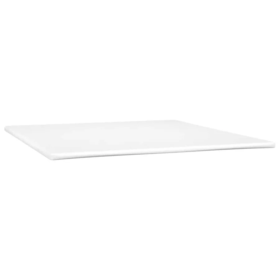 Sommier à lattes de lit et matelas et LED bleu foncé 180x210cm velours - 9