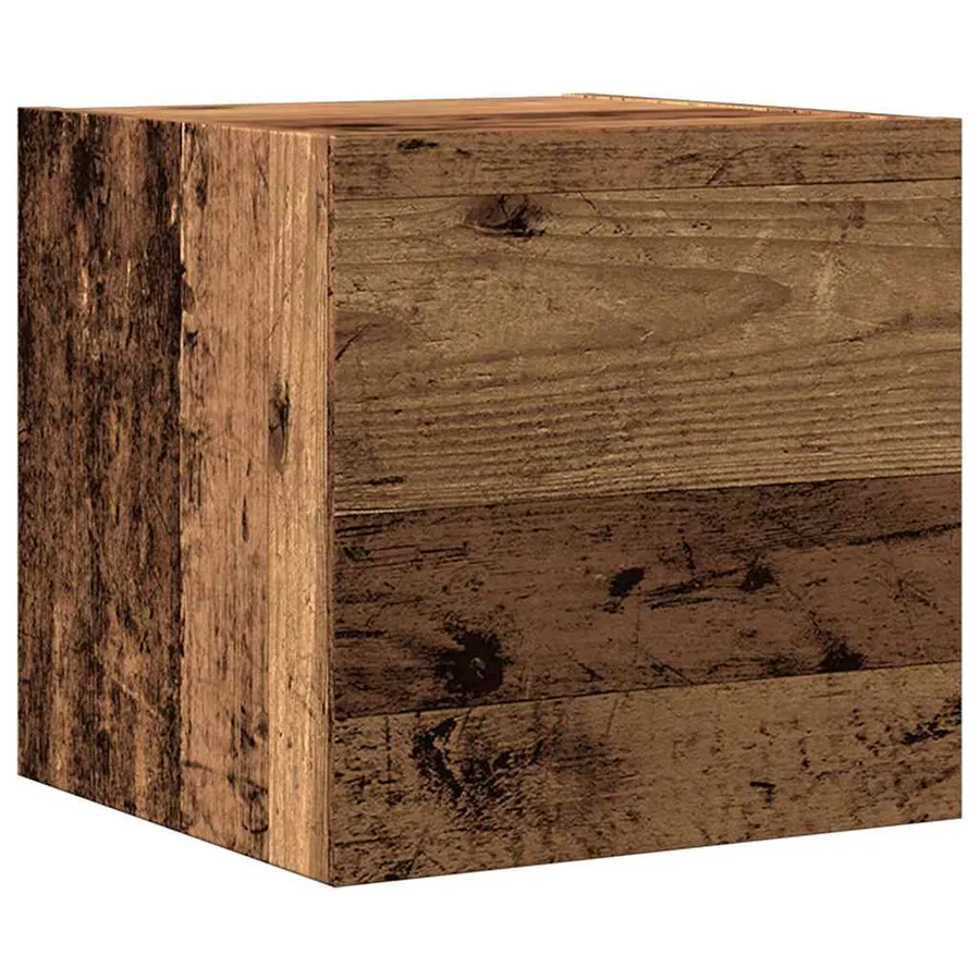 Ensemble de meuble TV mural 4 pcs vieux bois bois d'ingénierie - 7