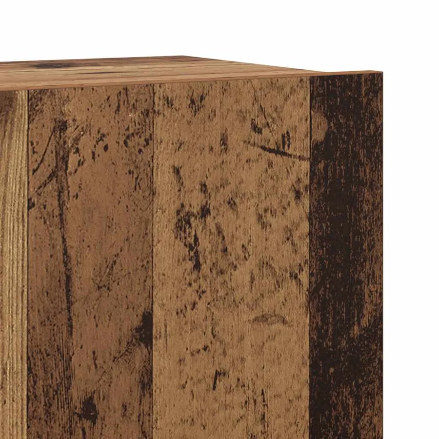 Ensemble de meuble TV mural 4 pcs vieux bois bois d'ingénierie - 9