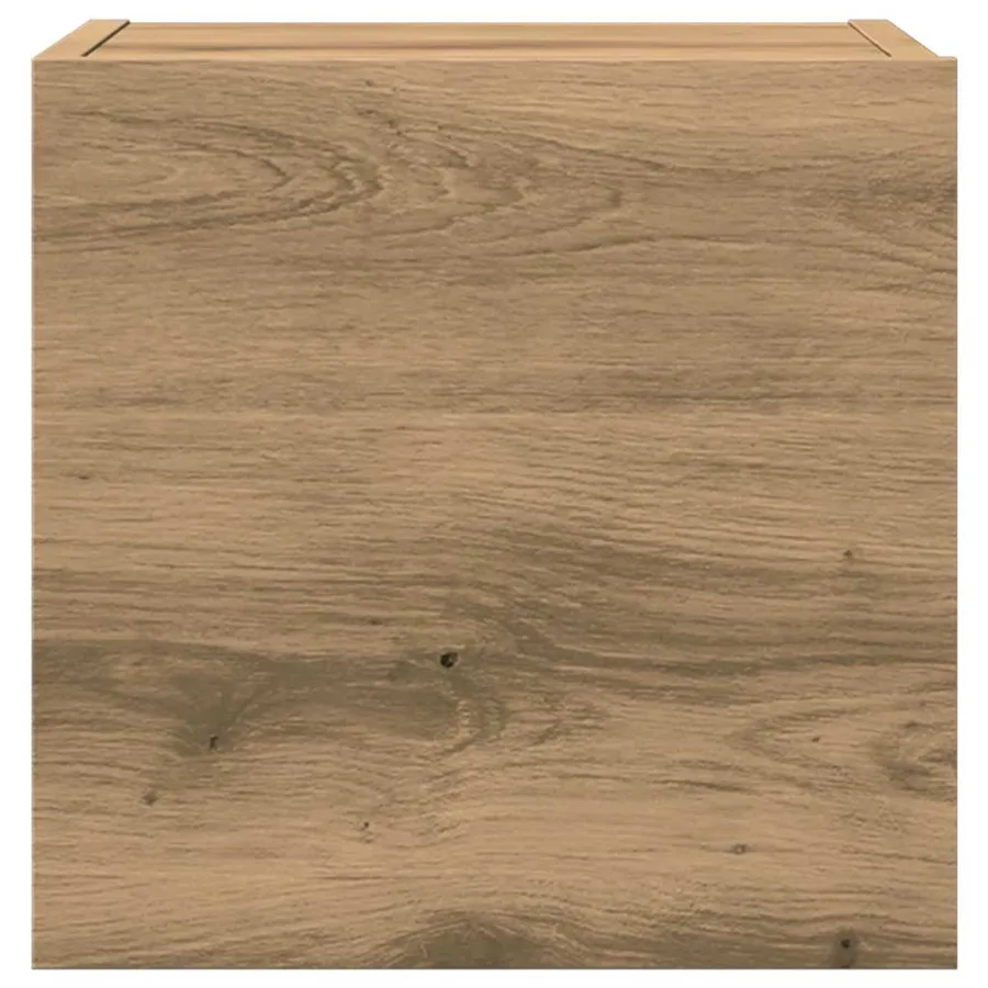 Ensemble de meuble TV mural 7 pcs chêne artisanal - 7