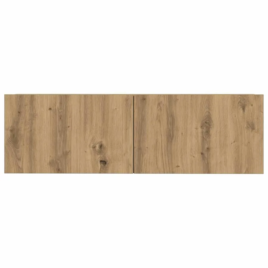 Ensemble de meuble TV mural 7 pcs chêne artisanal - 9