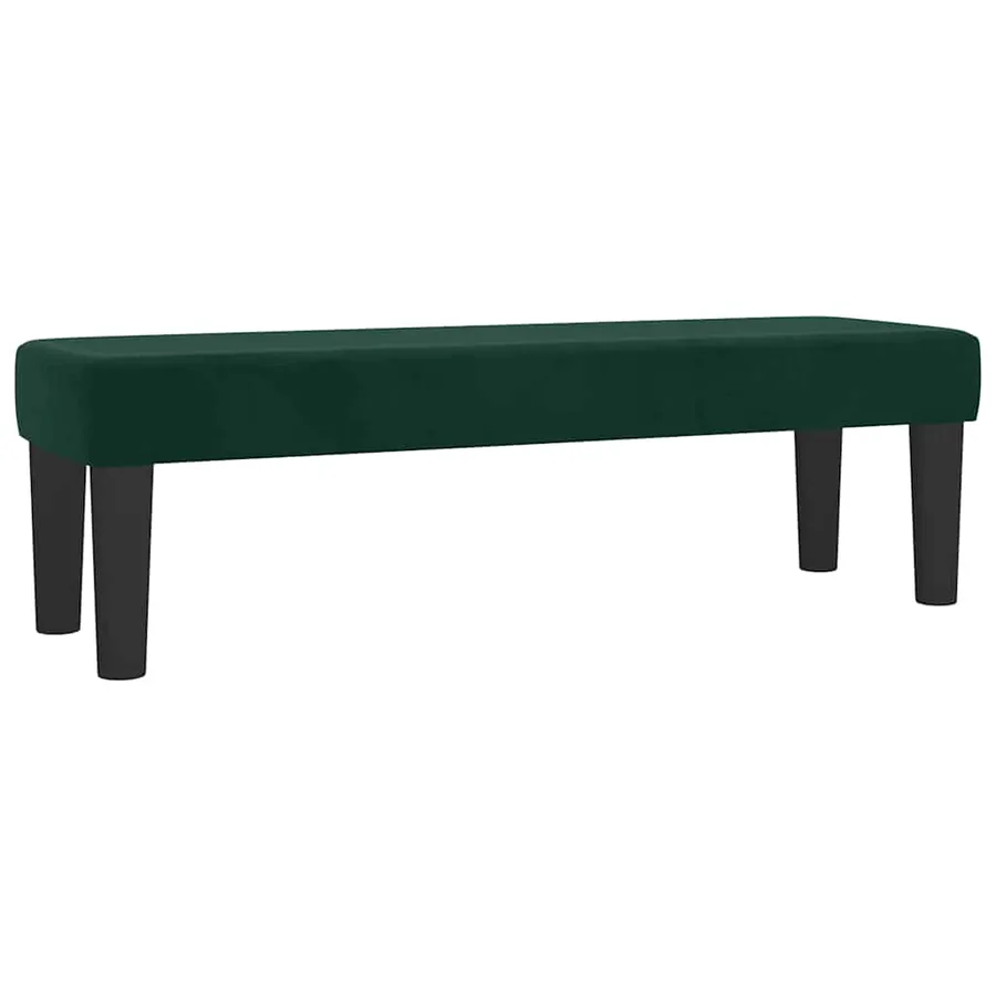 Sommier à lattes de lit et matelas Vert foncé 180x200cm Velours - 7