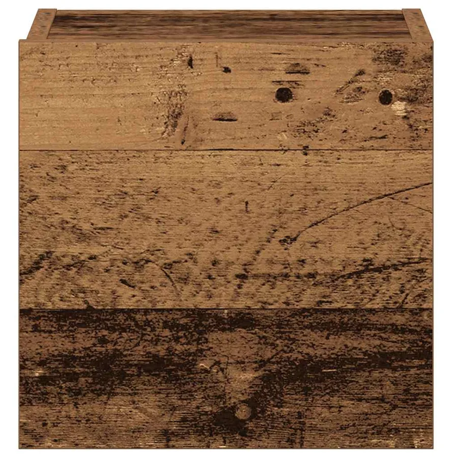 Meubles TV muraux 5 pcs vieux bois bois d'ingénierie - 9