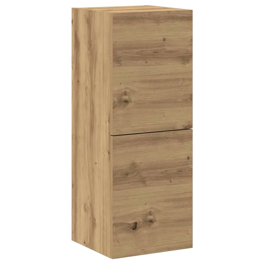 Ensemble de meuble TV mural 4 pcs chêne artisanal - 6