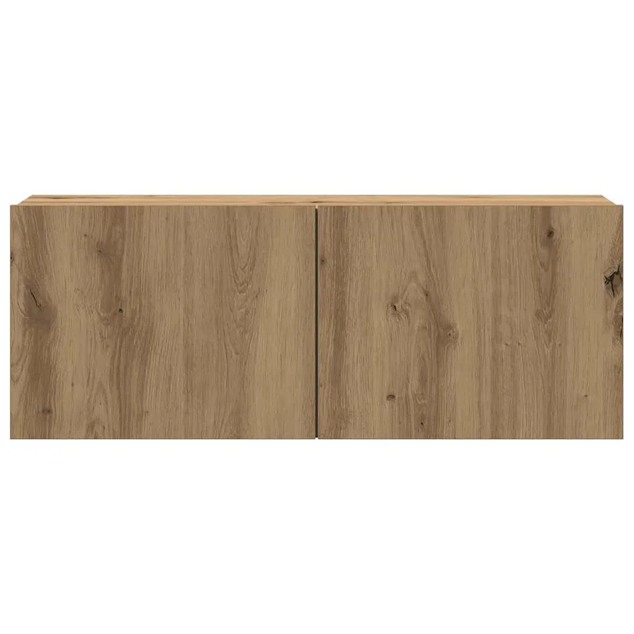 Ensemble de meuble TV mural 7 pcs chêne artisanal - 7
