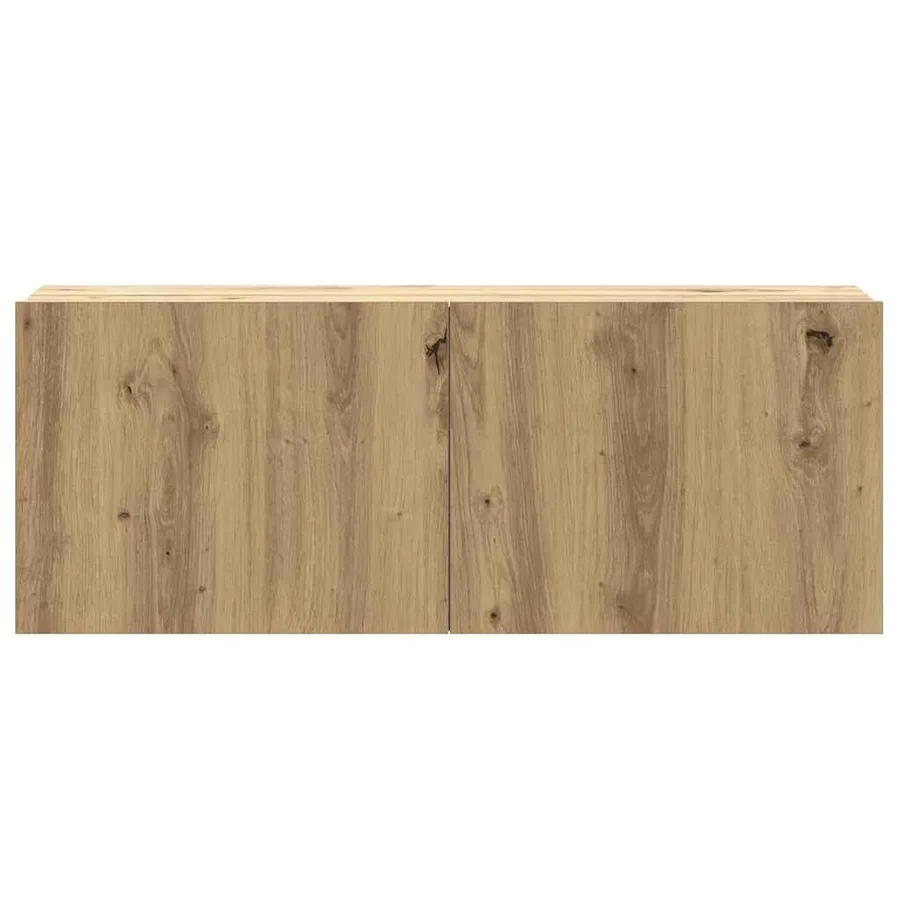 Ensemble de meuble TV mural 6 pcs chêne artisanal - 5
