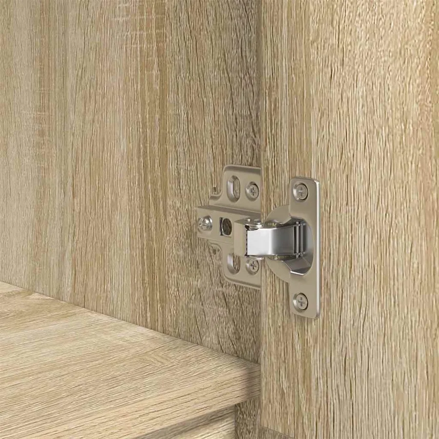 Armoire tiroir chêne sonoma 55,5x34x119,5 cm bois d'ingénierie - 11
