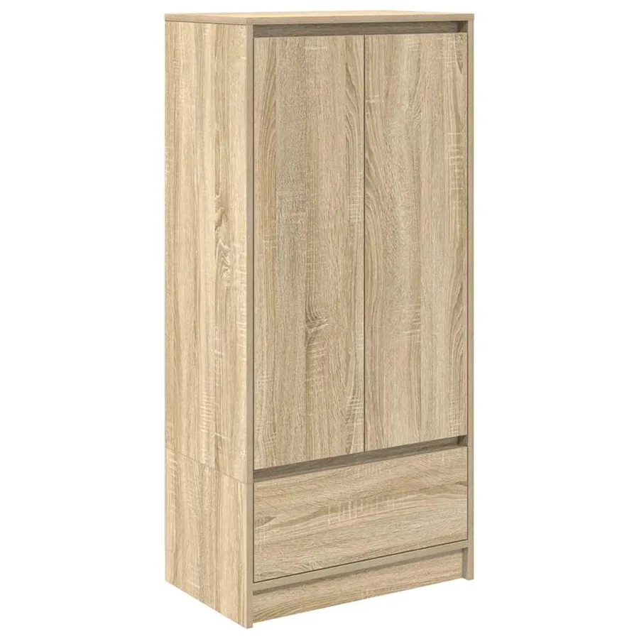 Armoire tiroir chêne sonoma 55,5x34x119,5 cm bois d'ingénierie - 2