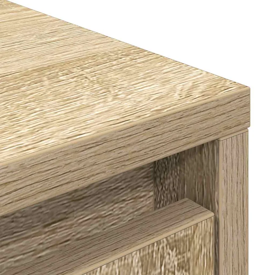Armoire tiroir chêne sonoma 55,5x34x119,5 cm bois d'ingénierie - 9