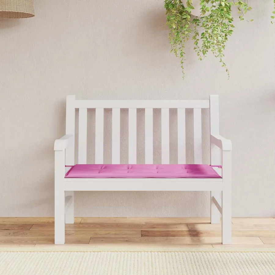 Tapis de Chaise Tissu Oxford Rose 100 x 50 x 3 cm