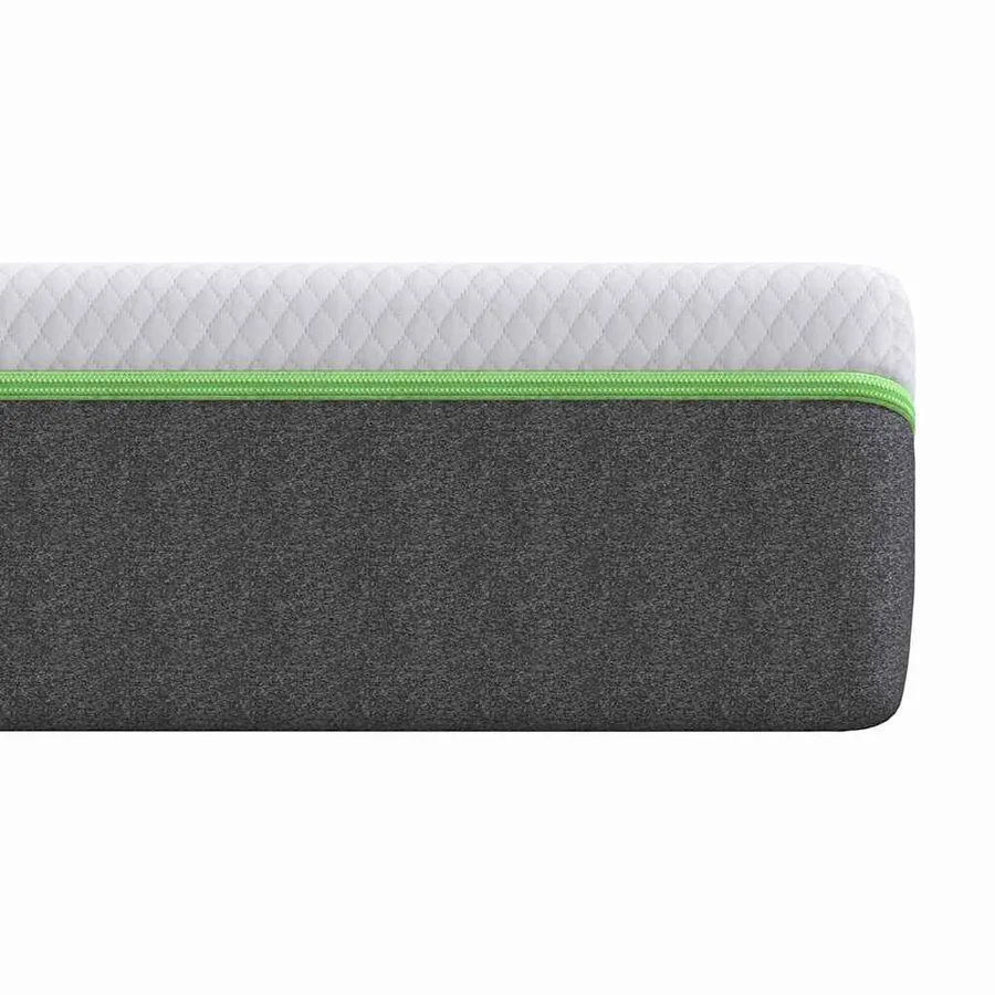 Matelas Blanc et Gris 90 x 200 cm Tissu jacquard - 6