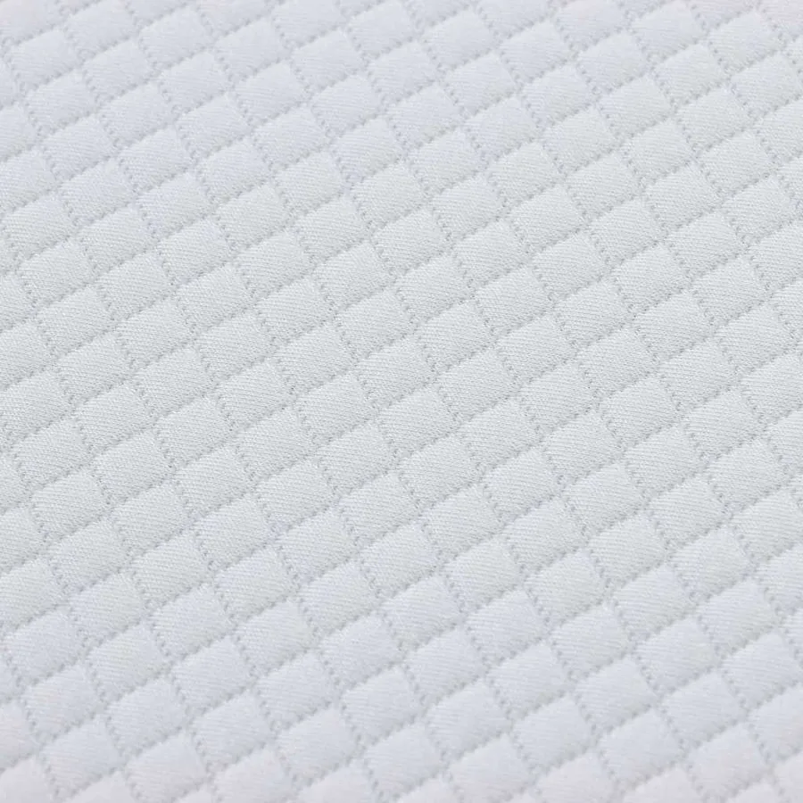 Matelas Blanc et Gris 80 x 160 cm Tissu jacquard - 9