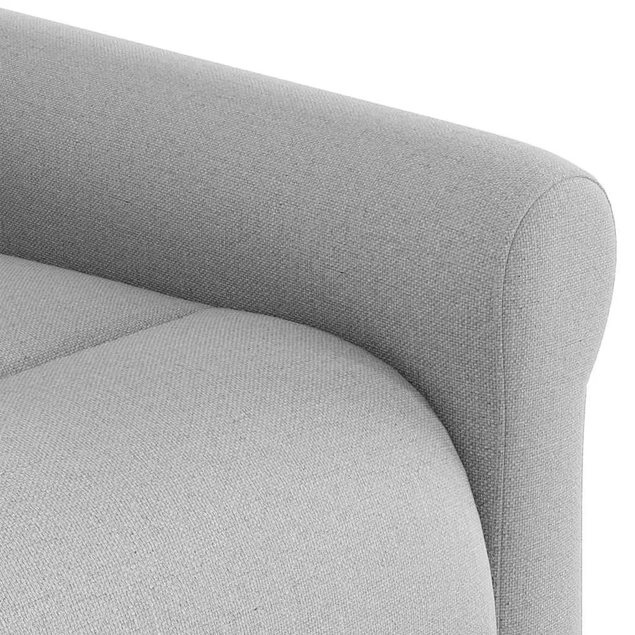 Fauteuil inclinable électrique gris nuage tissu - 13