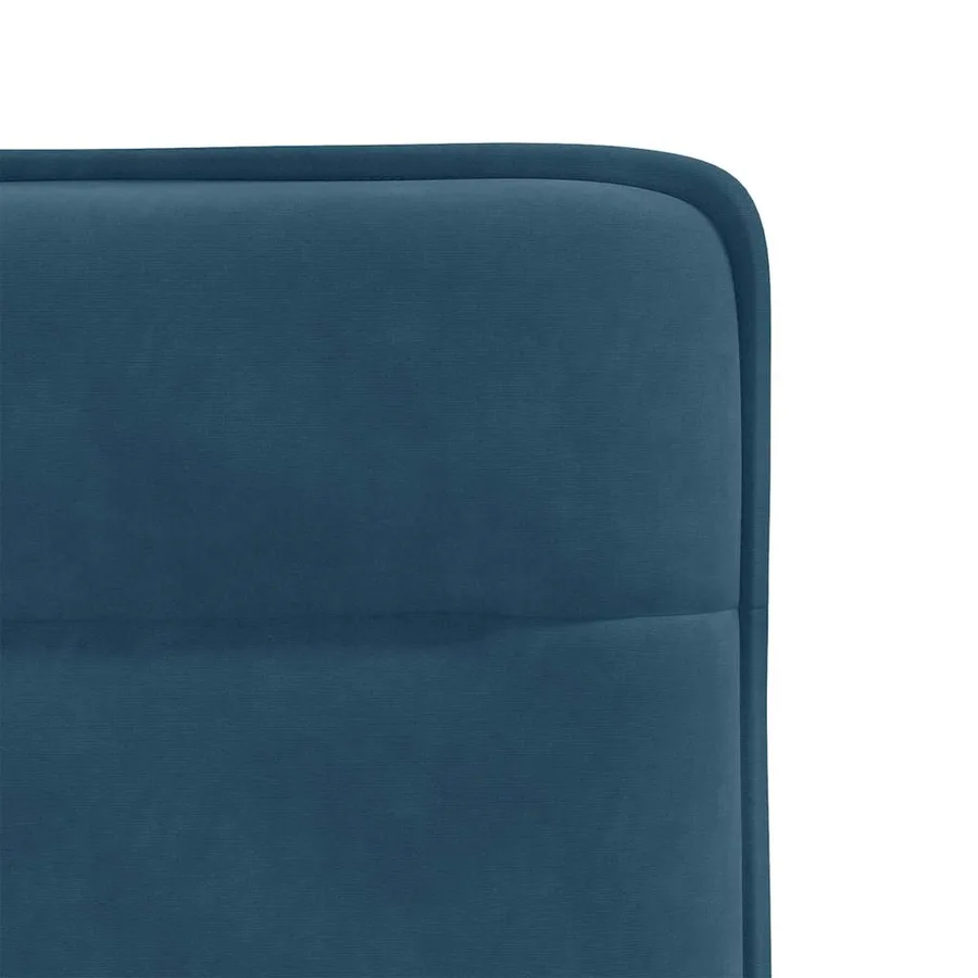 Chaises à manger lot de 6 bleu velours - 7