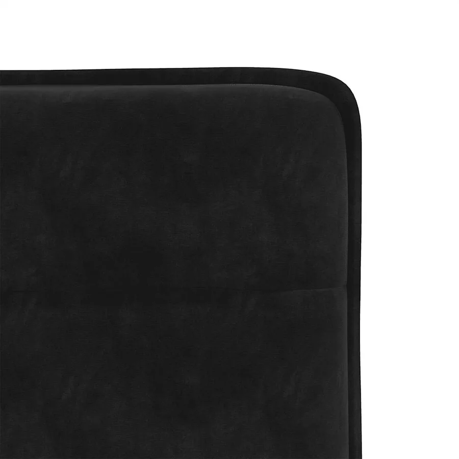 Chaises à manger lot de 4 Noir Velours - 7