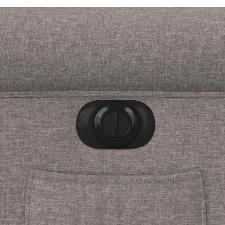 Fauteuil inclinable électrique taupe tissu - 14
