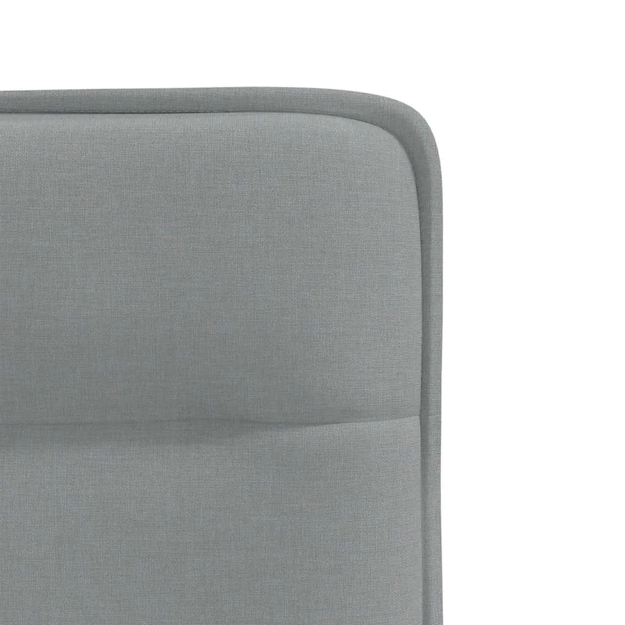Chaises à manger lot de 2 gris clair tissu - 7