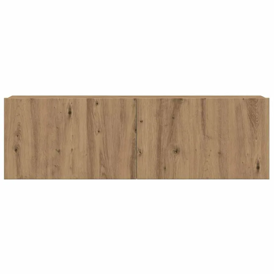 Ensemble de meuble TV mural 4 pcs chêne artisanal - 5