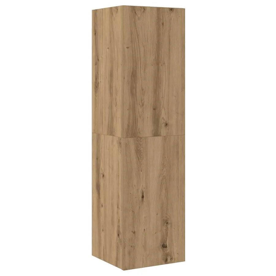 Ensemble de meuble TV mural 4 pcs chêne artisanal - 8