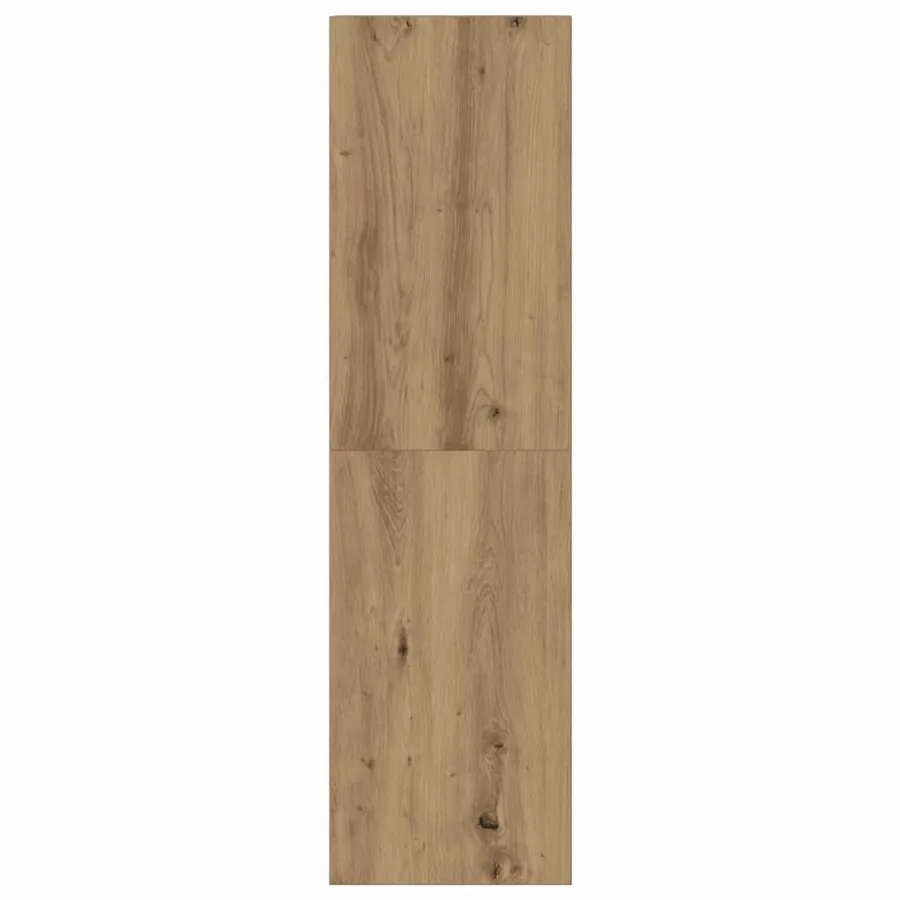 Ensemble de meuble TV mural 4 pcs chêne artisanal - 9