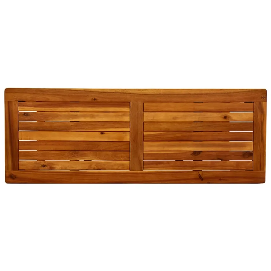 Table console de jardin 110x40x75 cm Bois d'acacia solide - 4