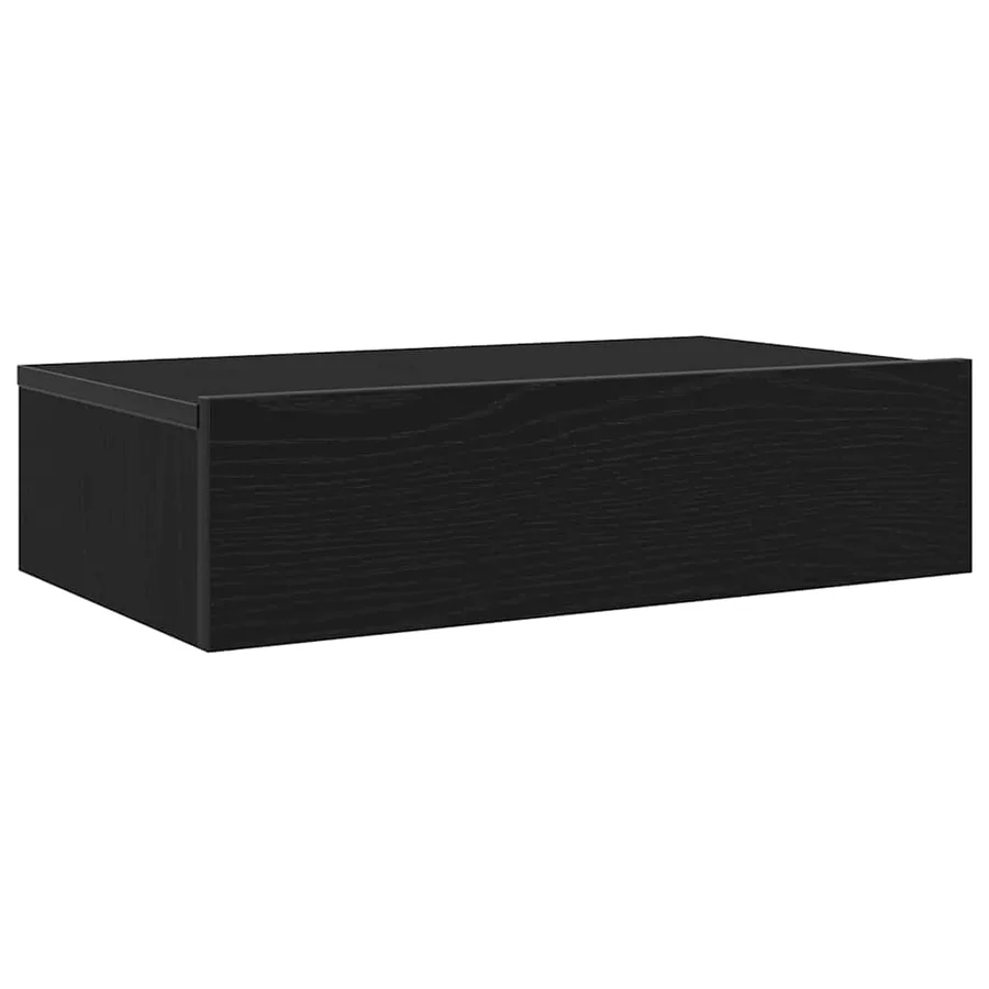 Meuble TV avec éclairage LED Chêne noir 60 x 35 x 15,5 cm - 6