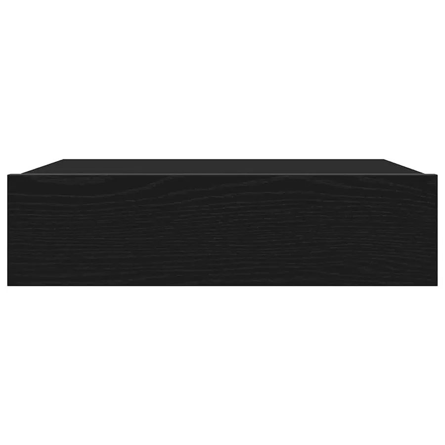 Meuble TV avec éclairage LED Chêne noir 60 x 35 x 15,5 cm - 8