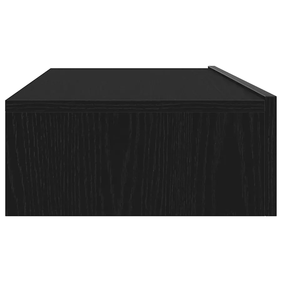 Meuble TV avec éclairage LED Chêne noir 60 x 35 x 15,5 cm - 9