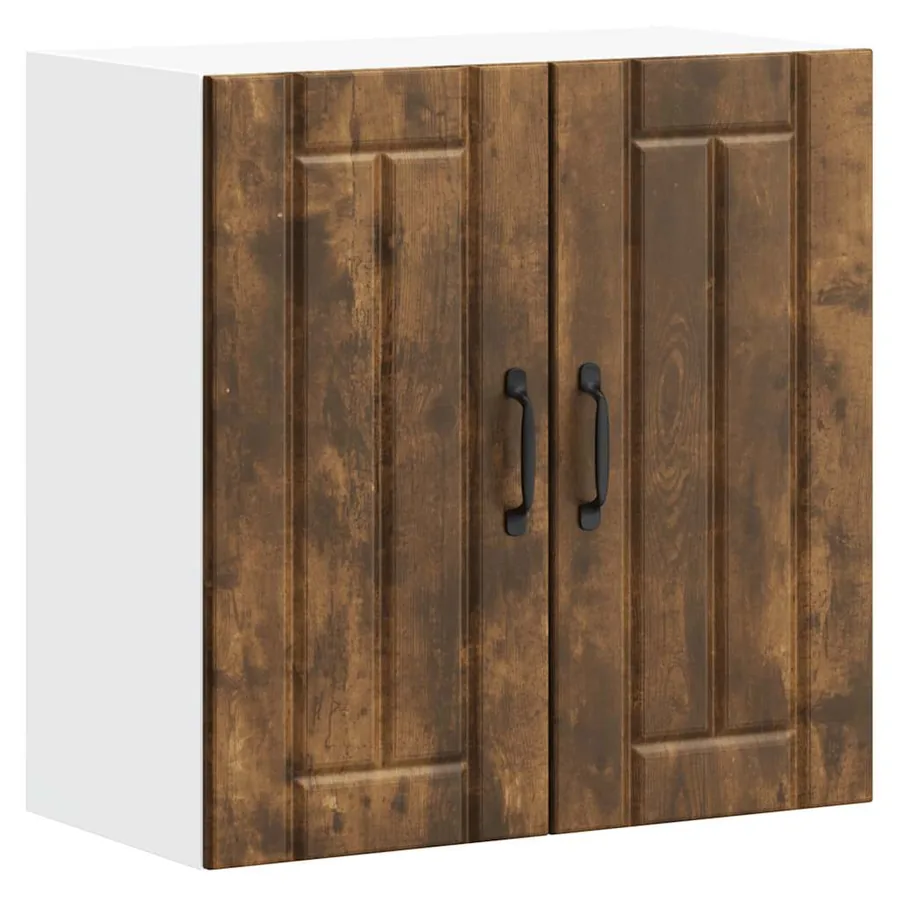 Armoire murale de cuisine Lucca chêne fumé bois ingénierie - 2