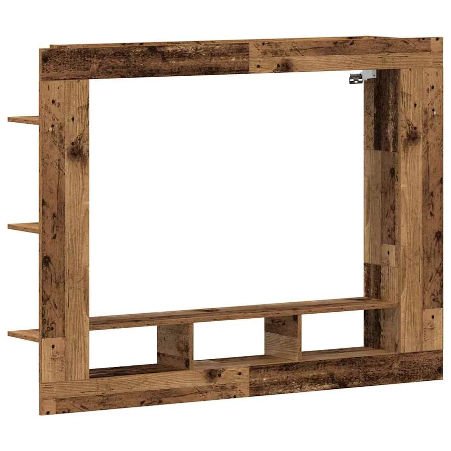 Meuble TV Bois ancien 152 x 22 x 113 cm Bois d'ingénierie - 2