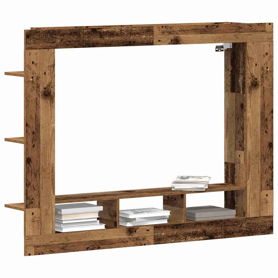 Meuble TV Bois ancien 152 x 22 x 113 cm Bois d'ingénierie - 3