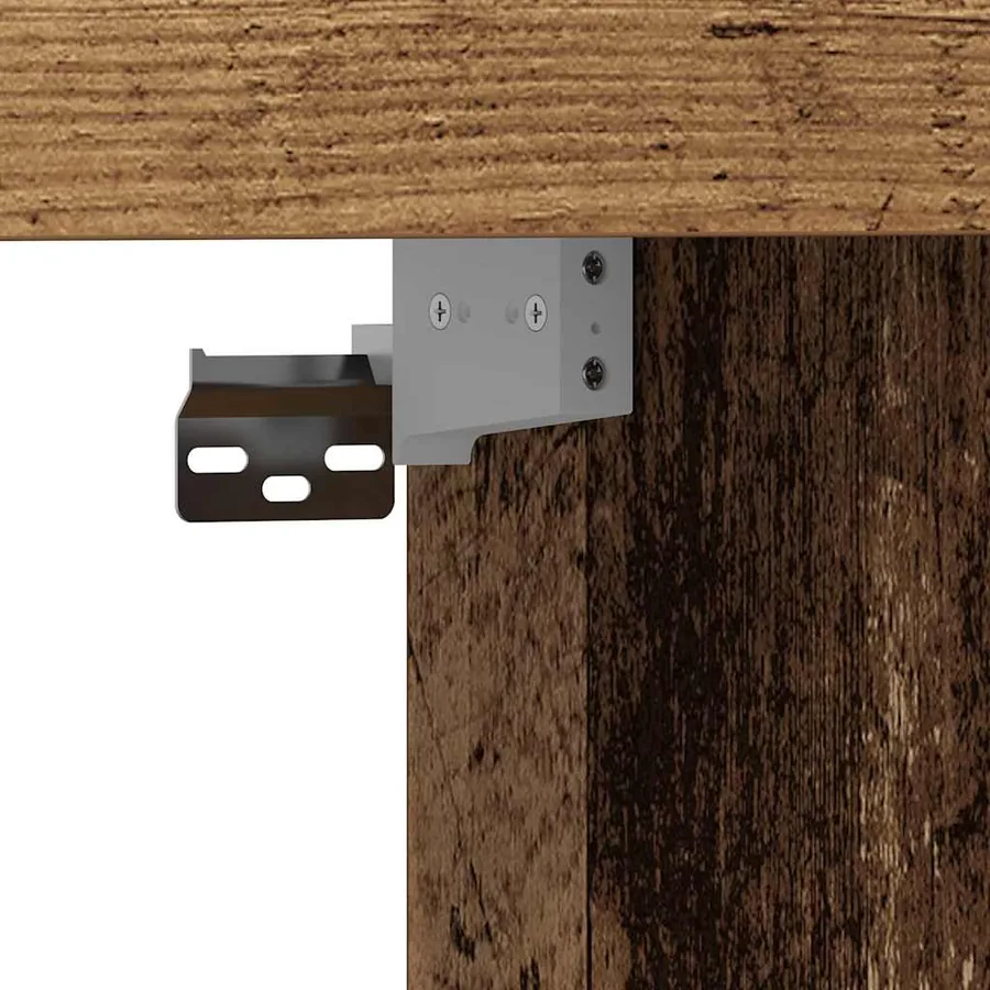 Meuble TV Bois ancien 152 x 22 x 113 cm Bois d'ingénierie - 9