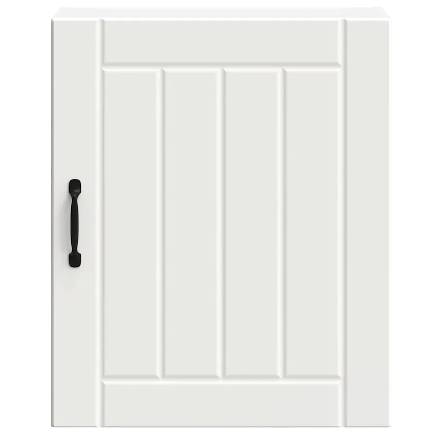 Armoires murales de cuisine 2 pcs Lucca en bois d'ingénierie blanc - 6