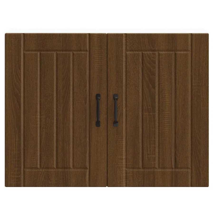 Armoire murale de cuisine Lucca chêne marron bois ingénierie - 4