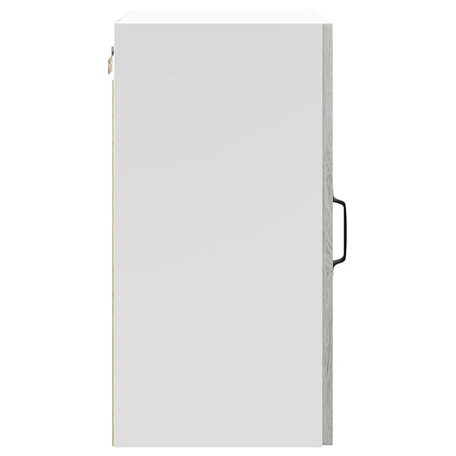 Armoire murale de cuisine Lucca sonoma gris bois ingénierie - 7