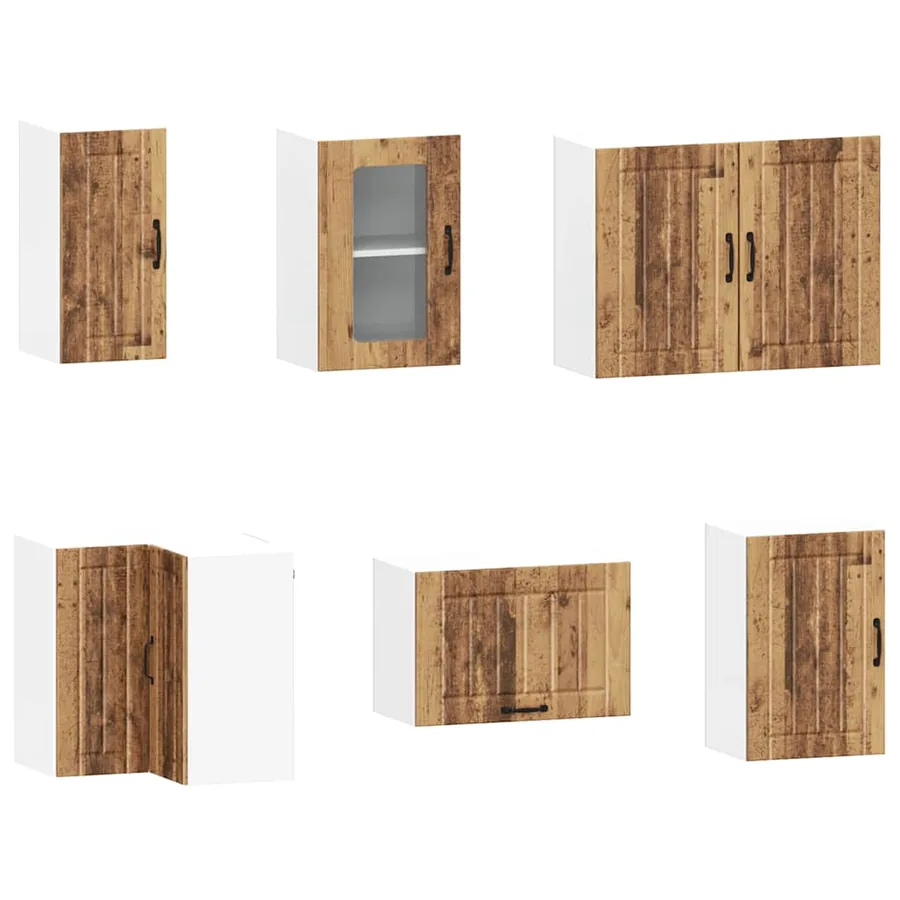 Ensemble d'armoires de cuisine 11 pcs Lucca bois d'ingénierie - 5