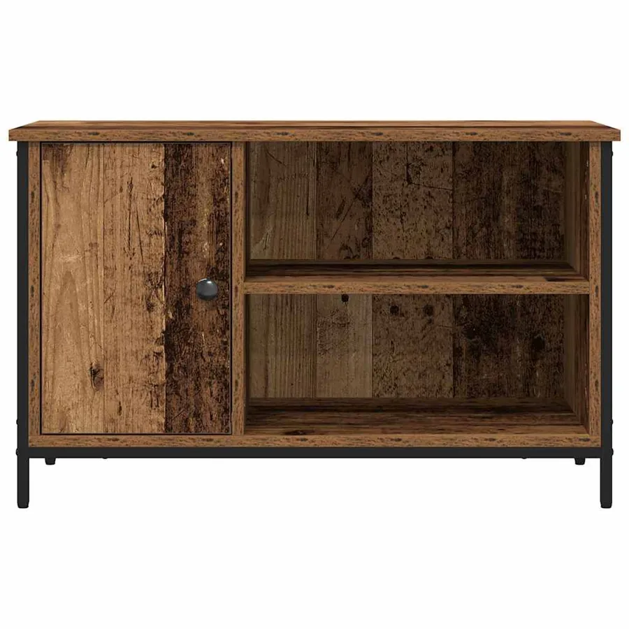 Meuble TV Bois ancien 80 x 40 x 50 cm Bois d'ingénierie - 6