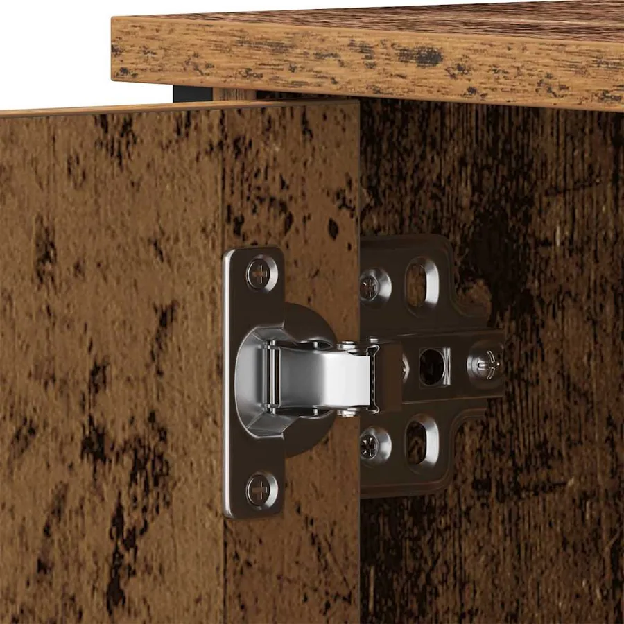 Meuble TV Bois ancien 80 x 40 x 50 cm Bois d'ingénierie - 9
