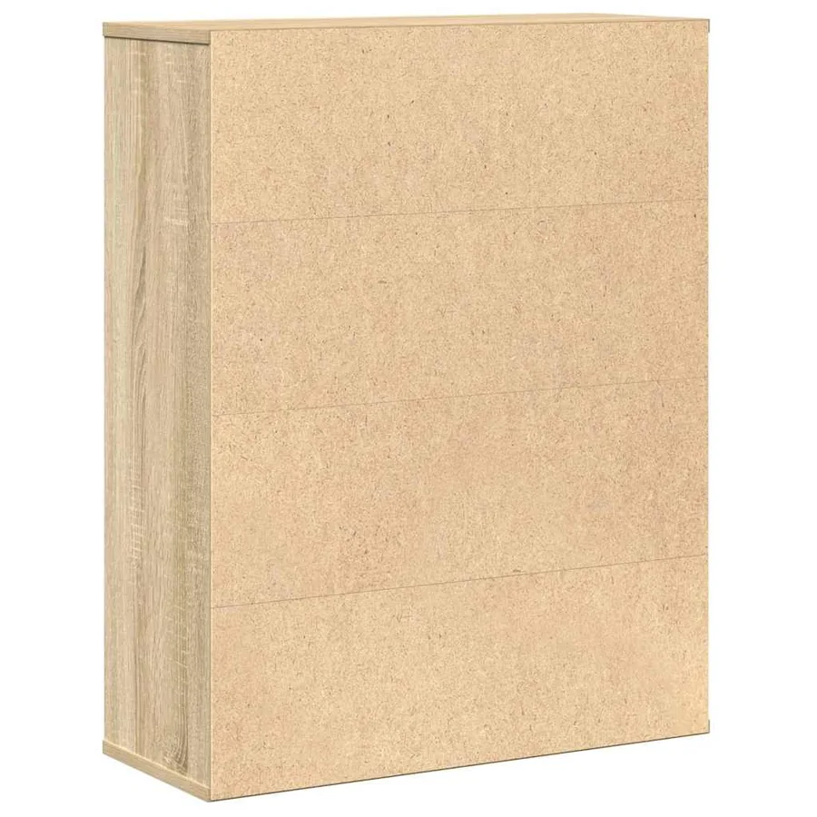 Bibliothèque chêne sonoma 60x24x76,5 cm bois d'ingénierie - 7