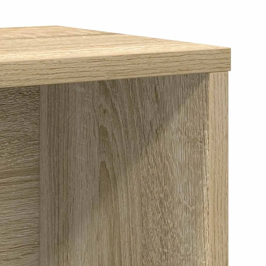 Bibliothèque chêne sonoma 60x24x76,5 cm bois d'ingénierie - 9
