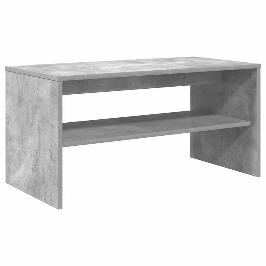 Meuble TV Gris cement 80 x 40 x 40 cm Aggloméré - 2
