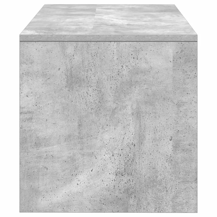 Meuble TV Gris cement 80 x 40 x 40 cm Aggloméré - 6
