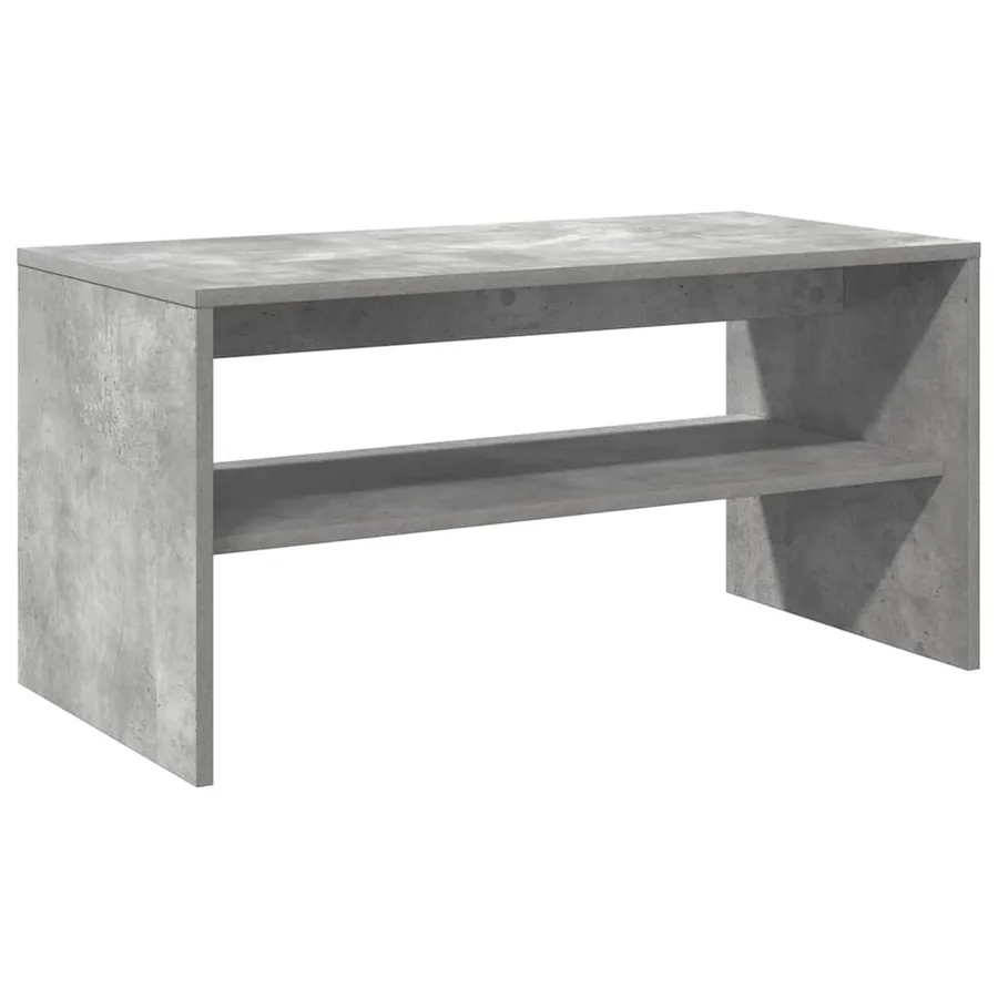 Meuble TV Gris cement 80 x 40 x 40 cm Aggloméré - 7